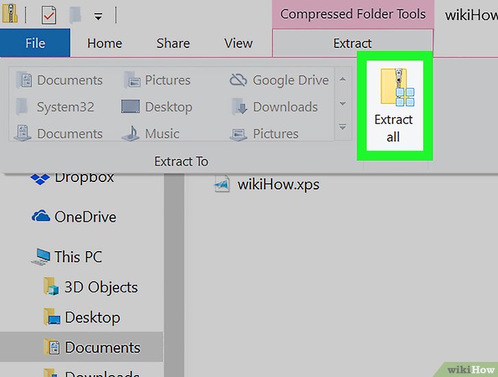 How To Extract Files Without Winzip